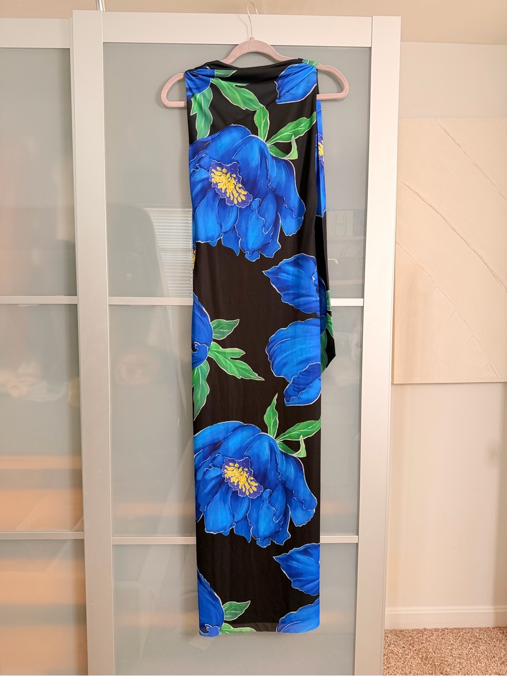 ‼️Zara Black & Blue Floral elegant maxi dress 👗‼️(never worn)